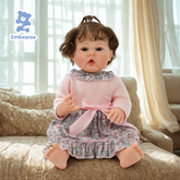 Violet - 22" Lifelike Reborn Baby Doll with Soft Silicone Like Vinyl Body & Accessories